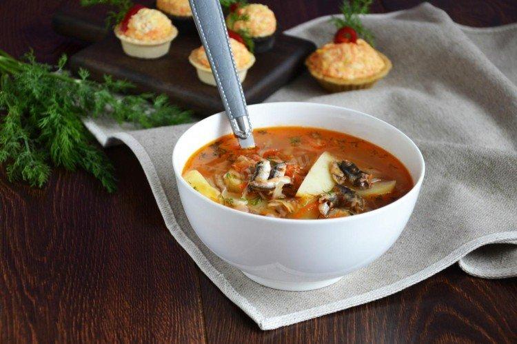 Shchi Goldfish - Recettes de soupe de poisson en conserve
