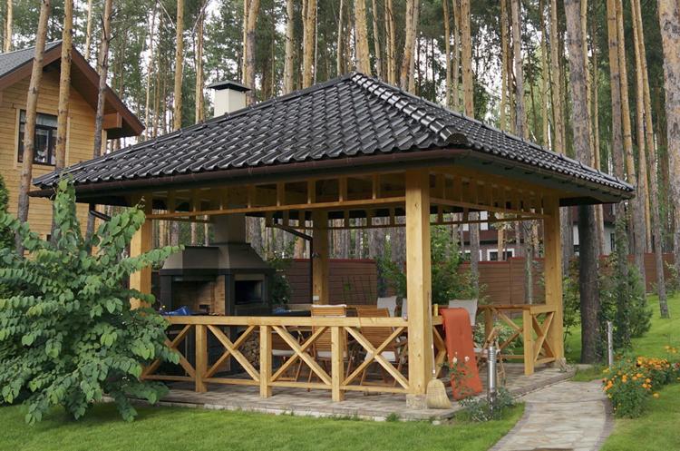 Gazebos avec poêle ou barbecue - Gazebos de jardin
