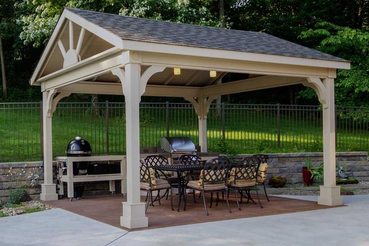 Gazebos avec poêle ou barbecue - Gazebos de jardin