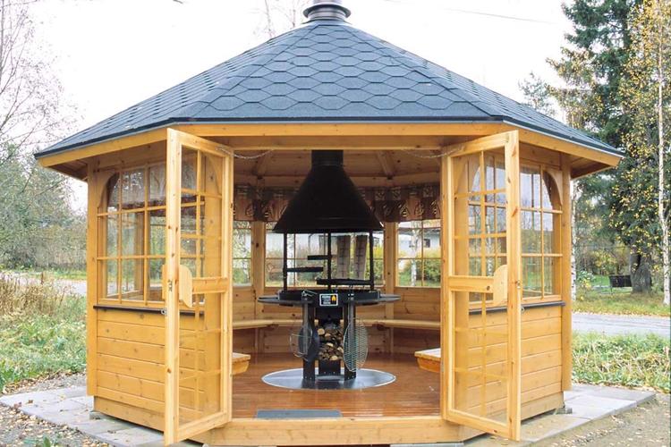 Gazebos avec poêle ou barbecue - Gazebos de jardin