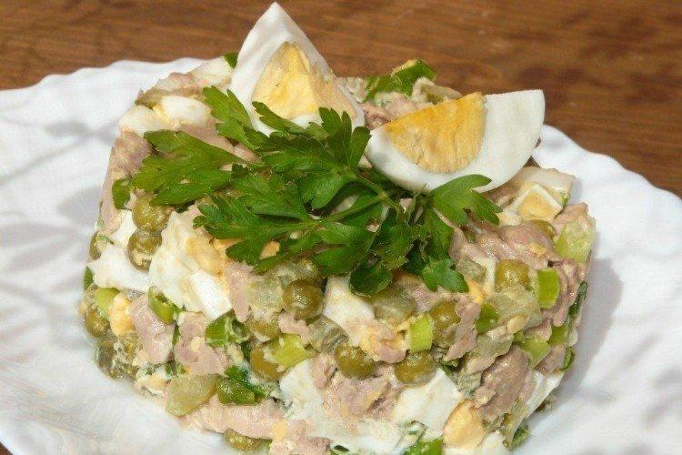 Salade de foie de morue aux petits pois - recettes