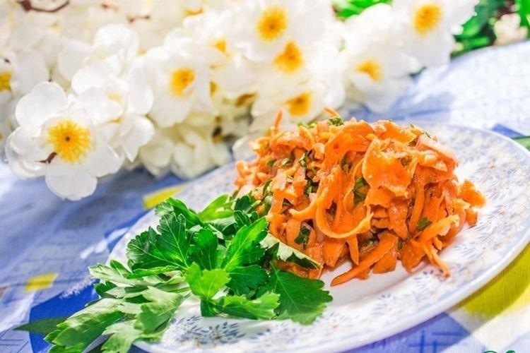 Salade de carottes épicée - Recettes de salades sans mayonnaise
