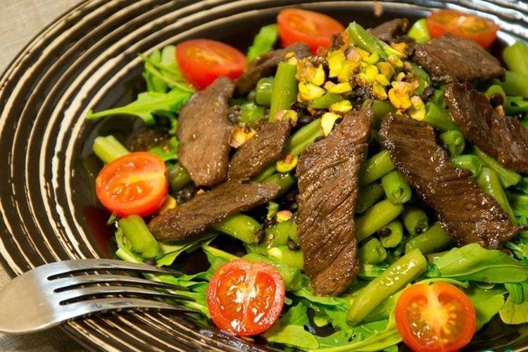 Salade tiède de boeuf - Recettes de salades sans mayonnaise