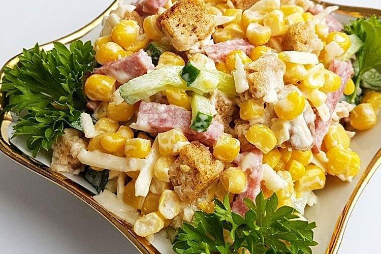 Salade de maïs et saucisses - recettes