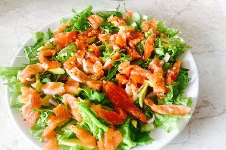 Salade de maïs et saumon - recettes