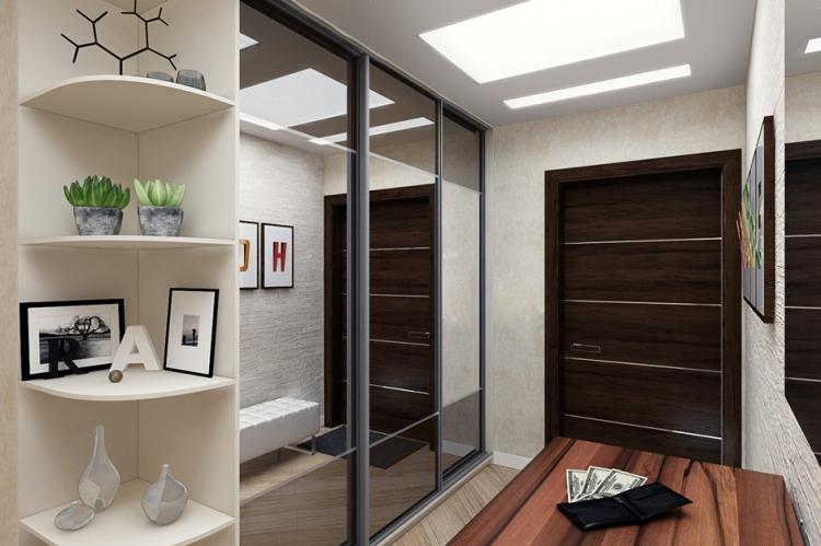 Armoire directe dans le couloir