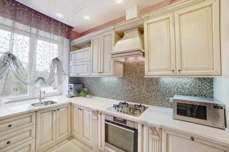 Rideaux de style classique pour la cuisine