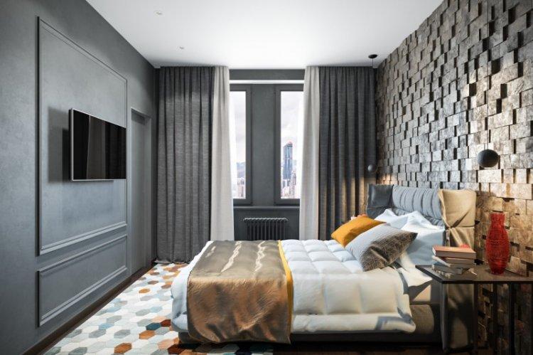 Rideaux pour la chambre - photos et idées