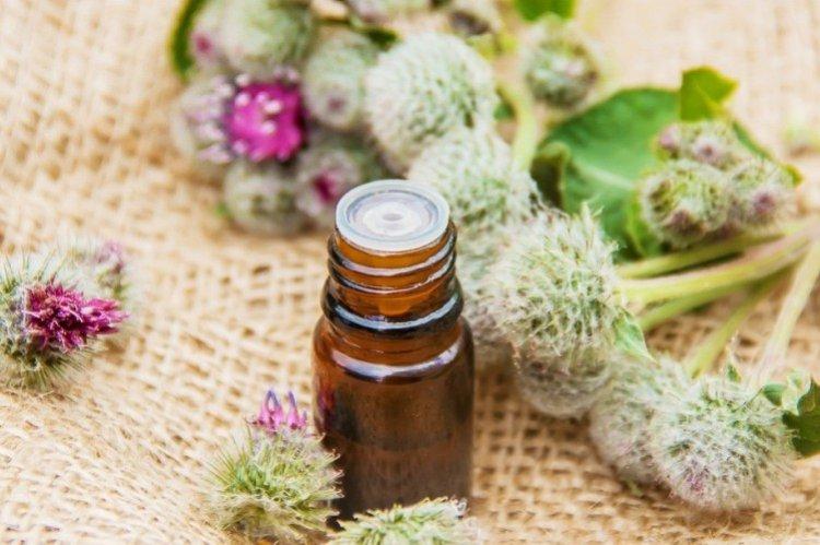 Gommage pour le cuir chevelu à l'huile de bardane pour la croissance des cheveux à la maison