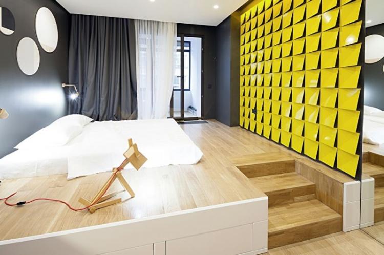 Appartement design moderne 85 m2, Kiev