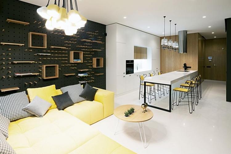 Appartement design moderne 85 m2, Kiev