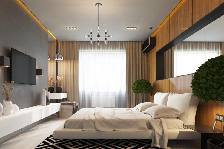 Lignes de style de chambre à coucher - Design d'intérieur