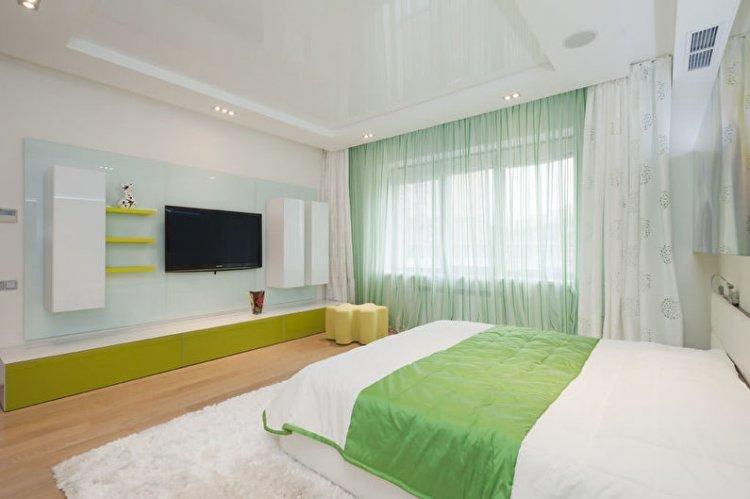 Chambre lumineuse dans un style moderne - conception de photo