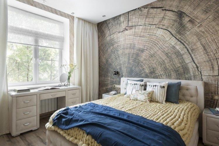 Papier peint pour la chambre dans un style moderne - conception de photo