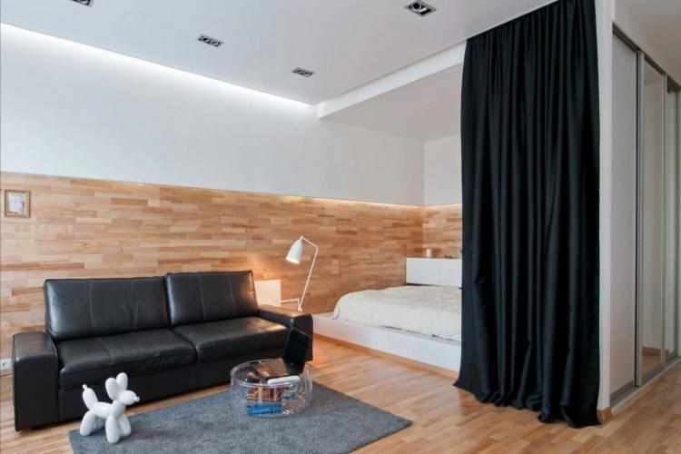 Chambre-salon dans un style moderne - conception de photo