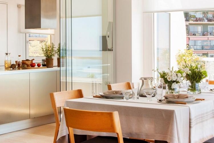 Cloisons vitrées dans la cuisine - Design d'intérieur