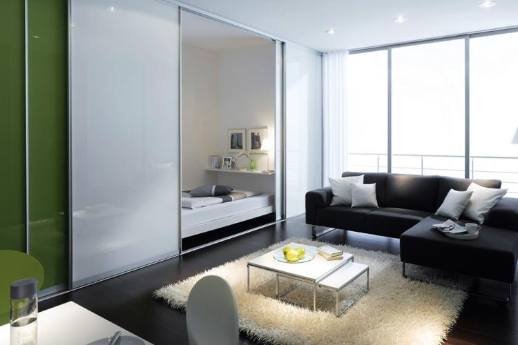 Cloisons vitrées dans le salon - Design d'intérieur