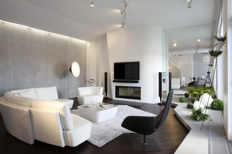 Salon high-tech - Photo design d'intérieur