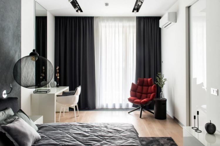 Chambre high-tech - Photo de design d'intérieur