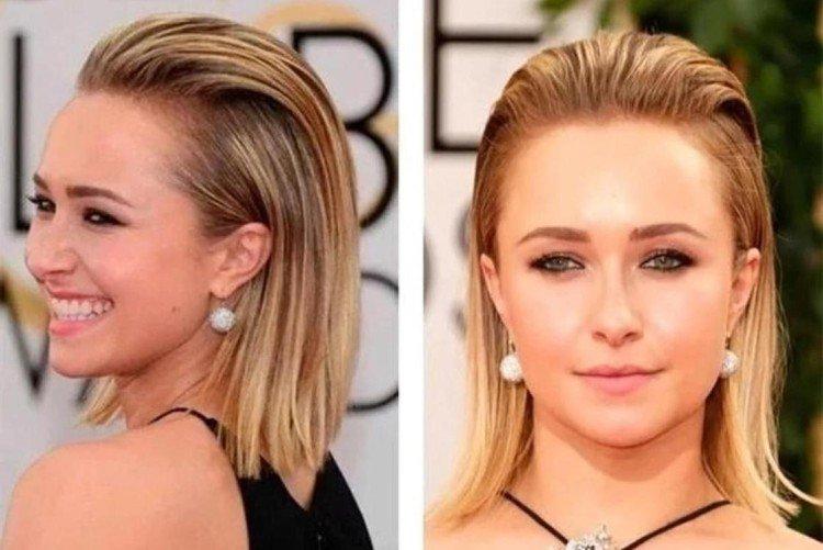 Coupe de cheveux en cascade avec dos coiffant pour cheveux courts