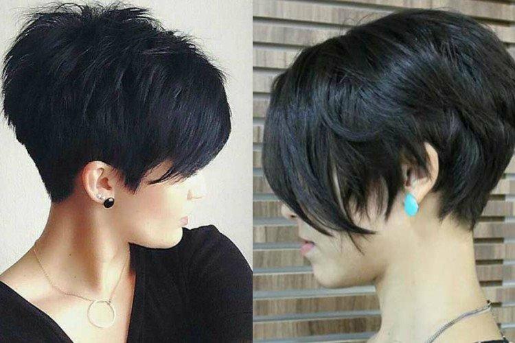 Cheveux longs à l'arrière de la tête - Coupe de cheveux Pixie pour cheveux courts