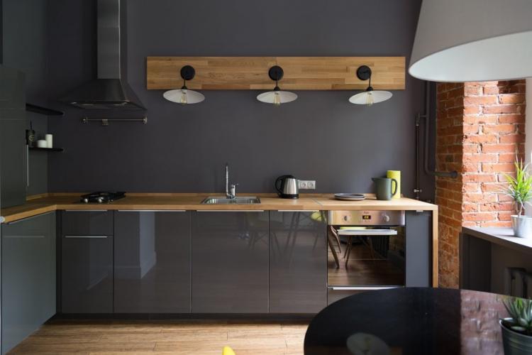 Studio avec mezzanine sur le boulevard Smolensky - design d'intérieur