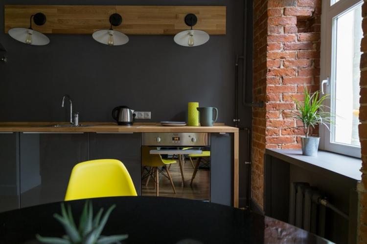 Studio avec mezzanine sur le boulevard Smolensky - design d'intérieur