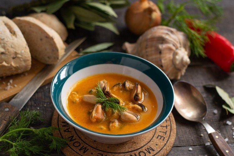 Soupe aux moules - recettes de soupes pour tous les jours