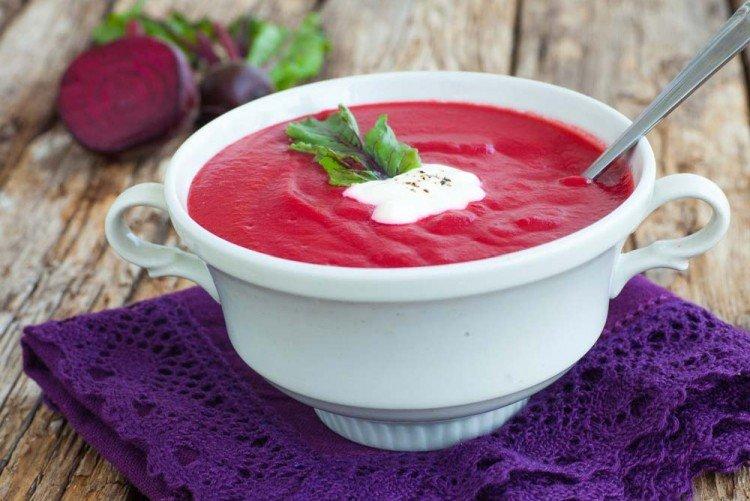 Soupe de velours rouge - délicieuses recettes