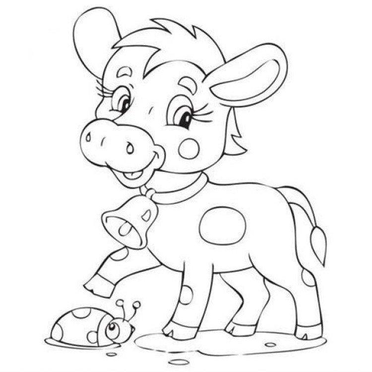 Pochoirs du taureau sur les fenêtres pour le nouvel an 2021 - photo