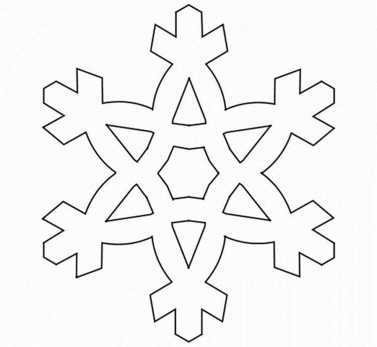 Pochoirs de flocons de neige pour le nouvel an 2021 sur les fenêtres