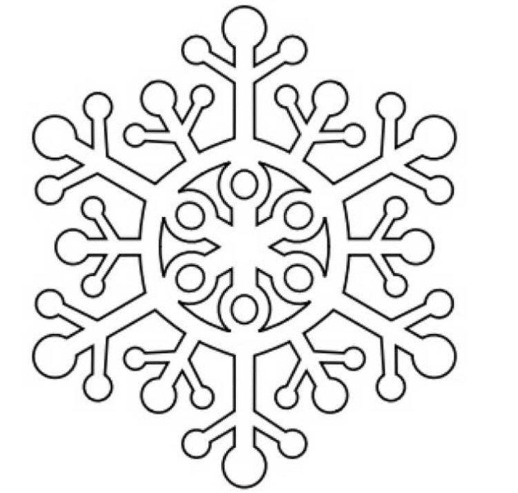 Pochoirs de flocons de neige pour le nouvel an 2021 sur les murs