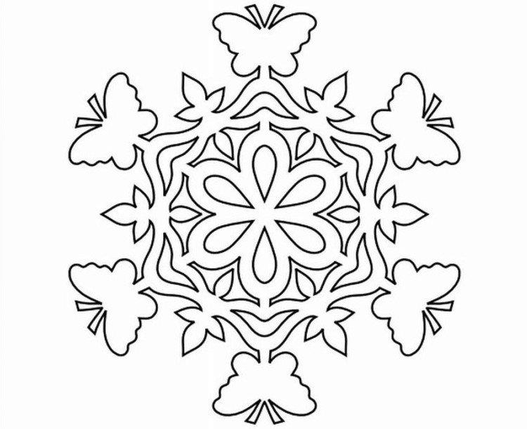 Pochoirs de flocons de neige pour le nouvel an 2021 sur les murs