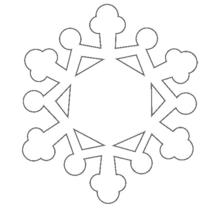 Pochoirs de flocon de neige pour le nouvel an 2021 pour le dessin