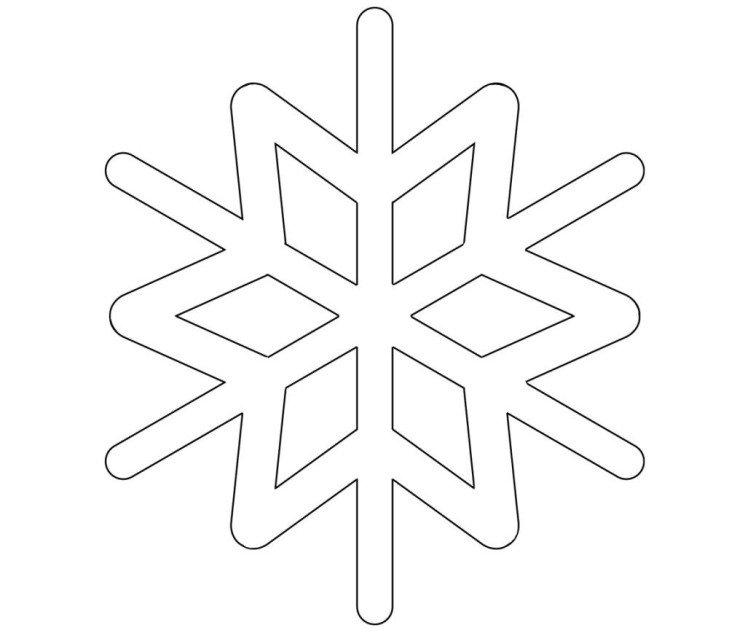 Pochoirs de flocon de neige pour le nouvel an 2021 pour le dessin