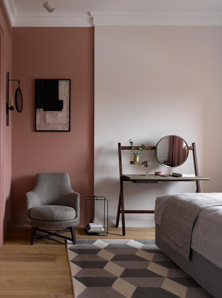 Appartement de trois pièces dans le complexe résidentiel Kamelot, Khamovniki - design d'intérieur