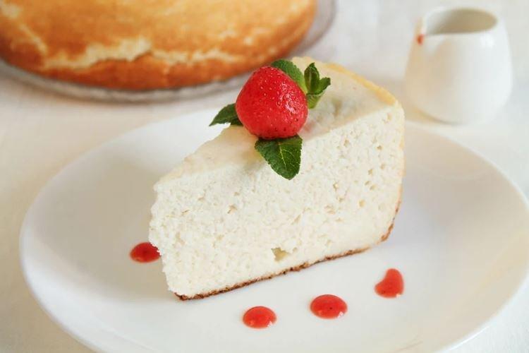 Casserole de fromage cottage faible en calories au four - recettes