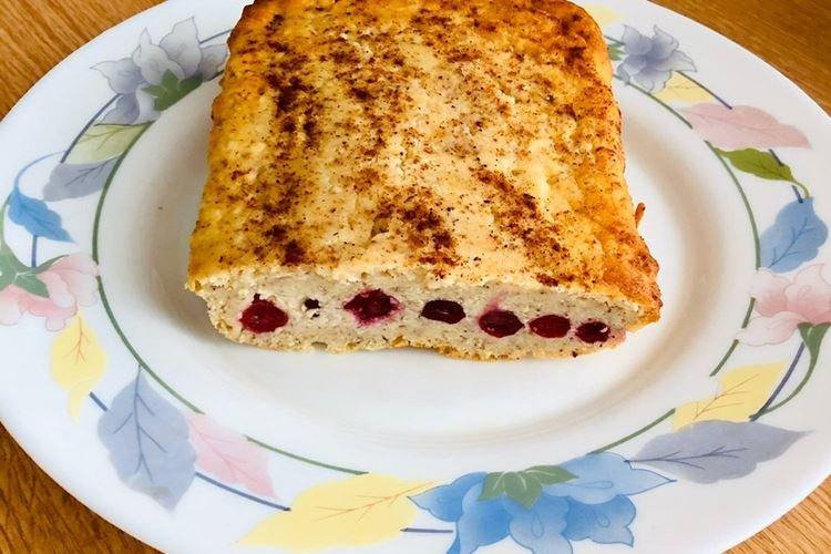 Casserole de fromage cottage au four avec des miettes crémeuses - recettes