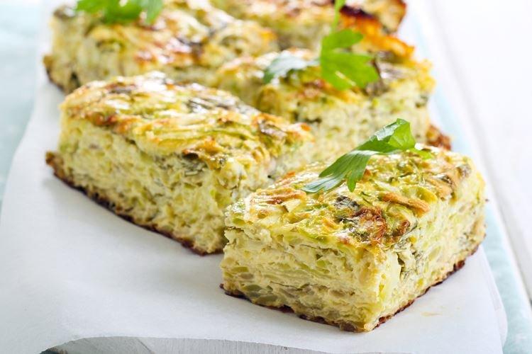 Casserole de fromage cottage au four aux courgettes - recettes