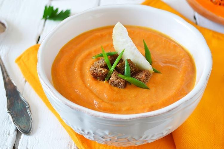 Soupe de potiron aux tomates - recettes