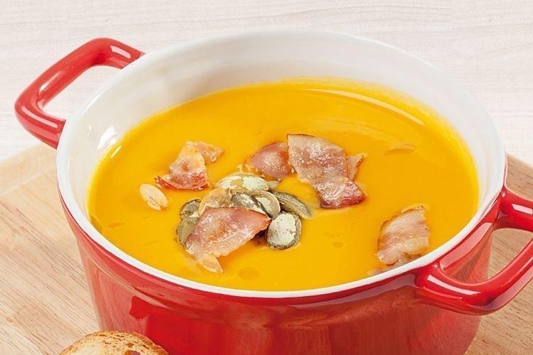 Soupe de potiron au bacon - recettes