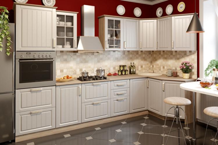 Cuisines d'angle - photos de vrais intérieurs