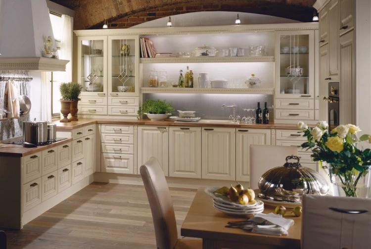 Cuisines d'angle - photos de vrais intérieurs