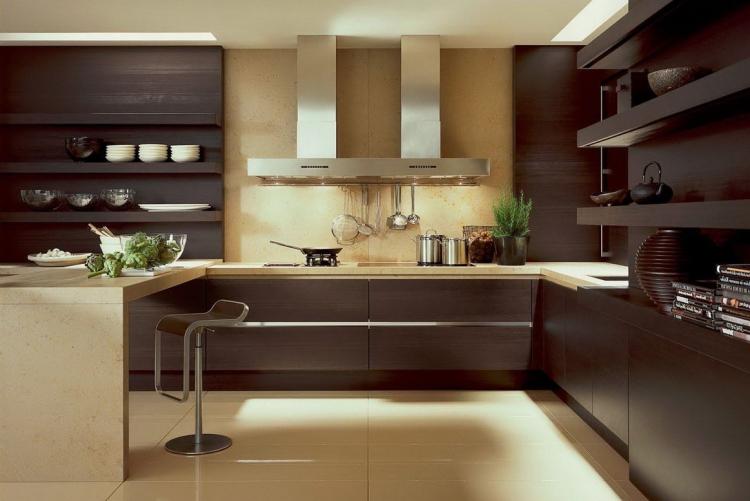 Coin cuisine avec coin repas