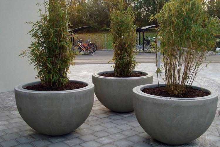 Pots de fleurs d'extérieur - photo