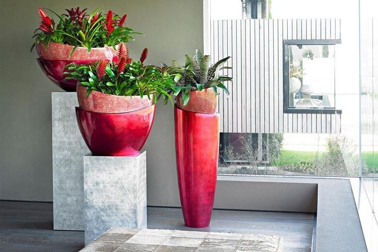 Pots de fleurs d'extérieur - photo