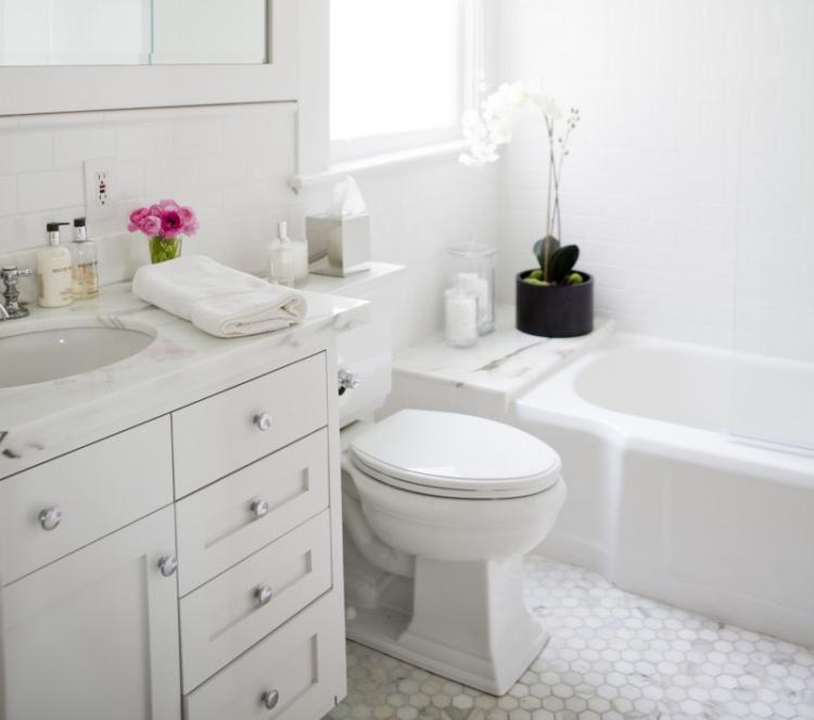 Design d'intérieur de salle de bain à Khrouchtchev - photo