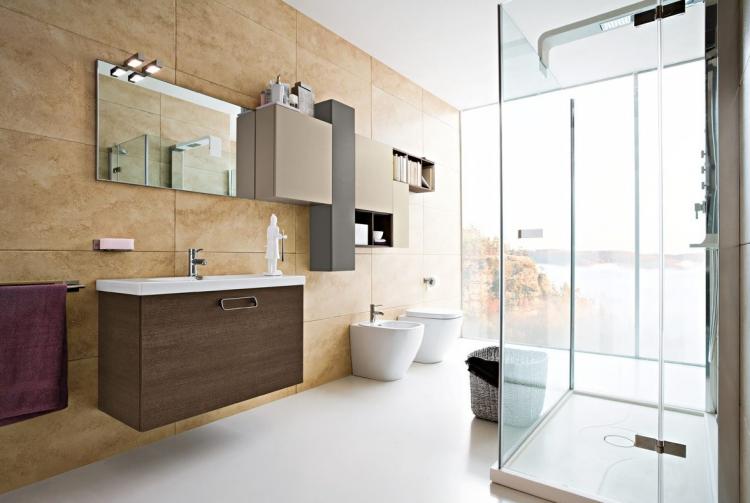 Conception de salle de bain dans un style moderne - photo