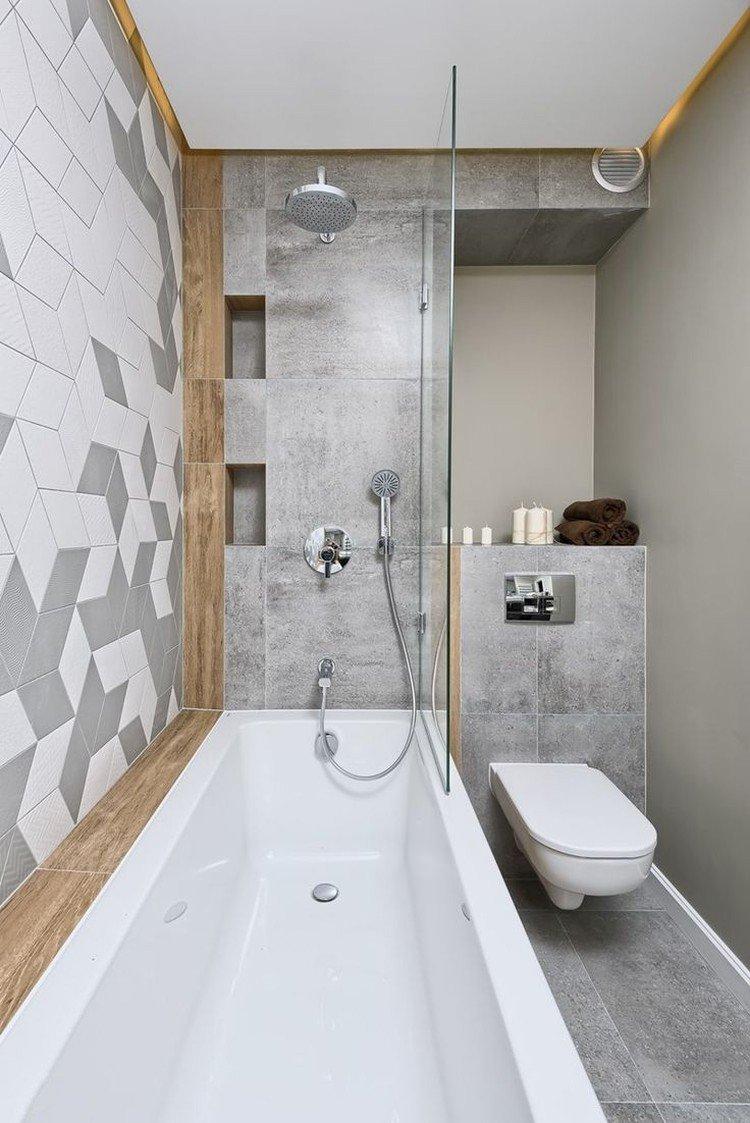 Conception de salle de bain de style scandinave - photo