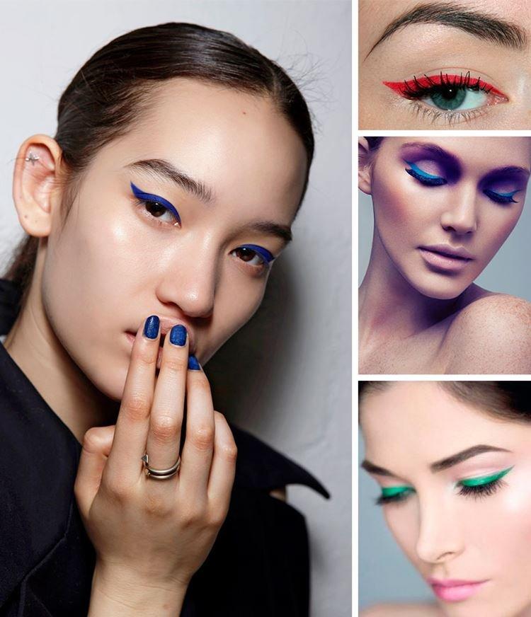 Flèches colorées - Maquillage de soirée